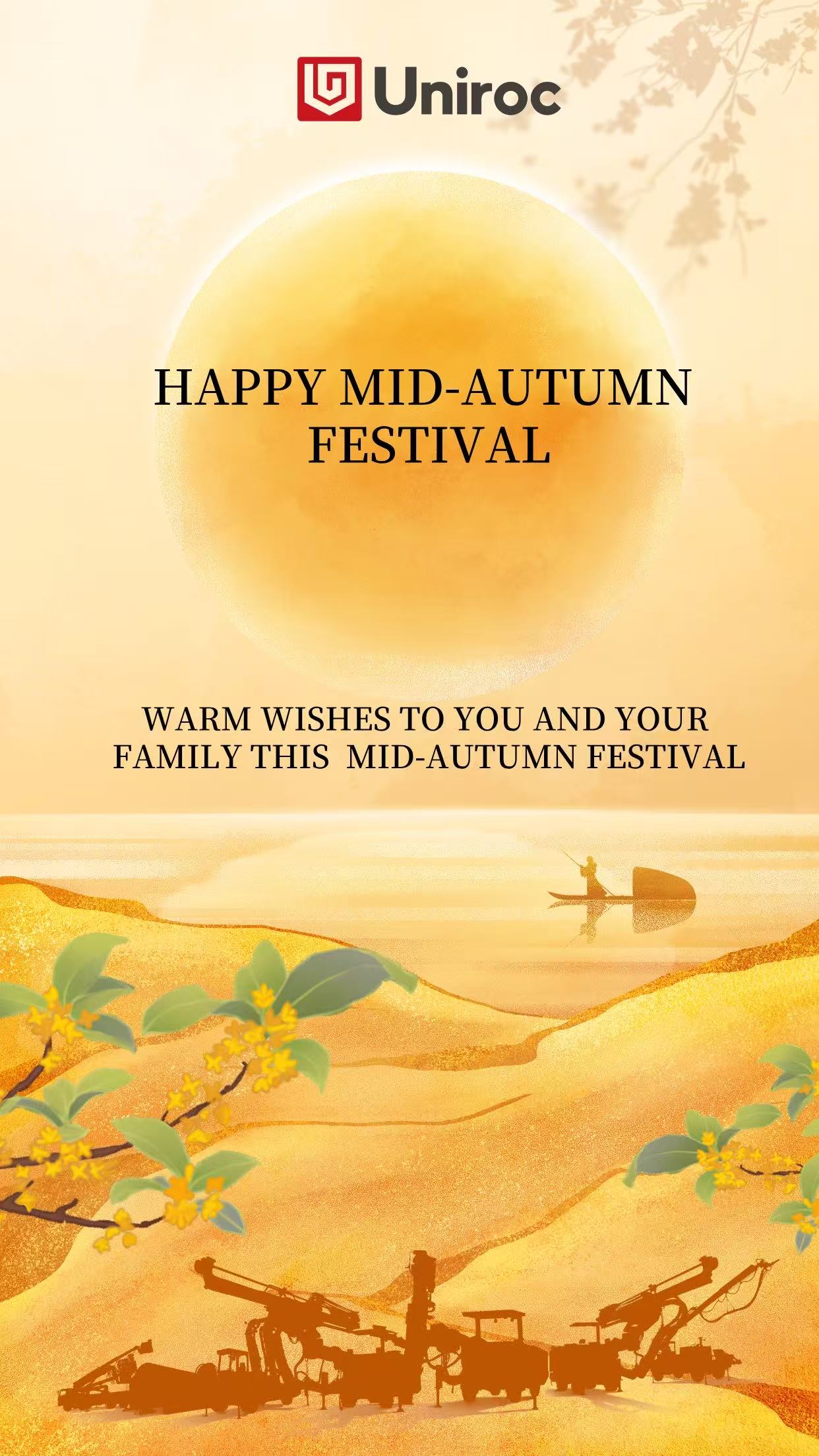 Uniroc les desea a usted y a su familia un muy feliz festival del medio otoño